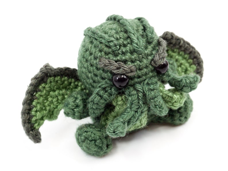 Mini Cthulhu Häkelanleitung Amigurumi PDF Anleitung Bild 8