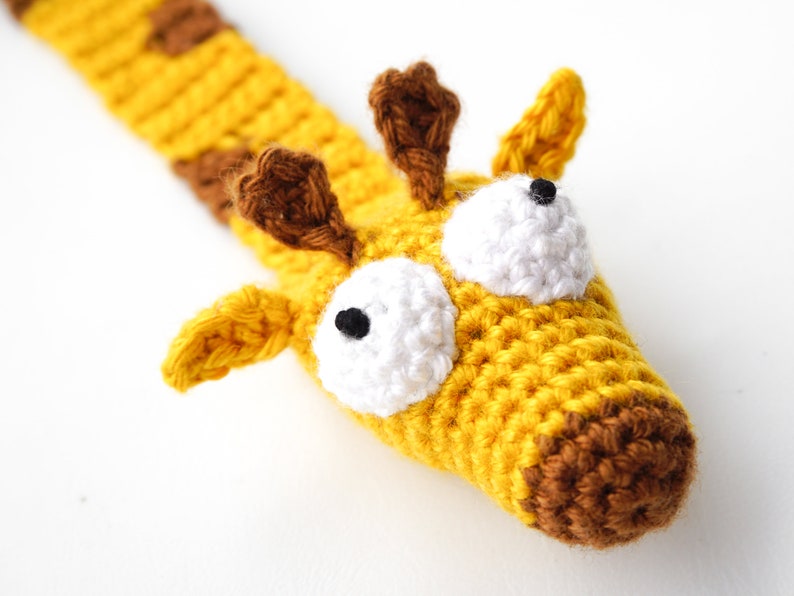 Giraffen Lesezeichen Häkelanleitung Amigurumi PDF Anleitung Bild 4