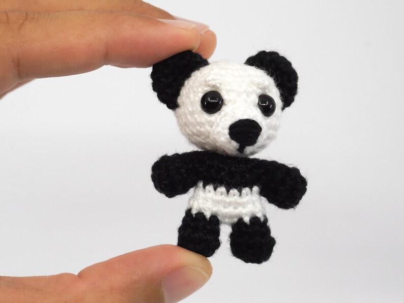 Mini Noso Panda Crochet Pattern Amigurumi PDF Pattern image 3