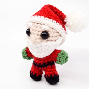 Mini Noso Santa Claus Crochet Pattern Amigurumi PDF Pattern image 3