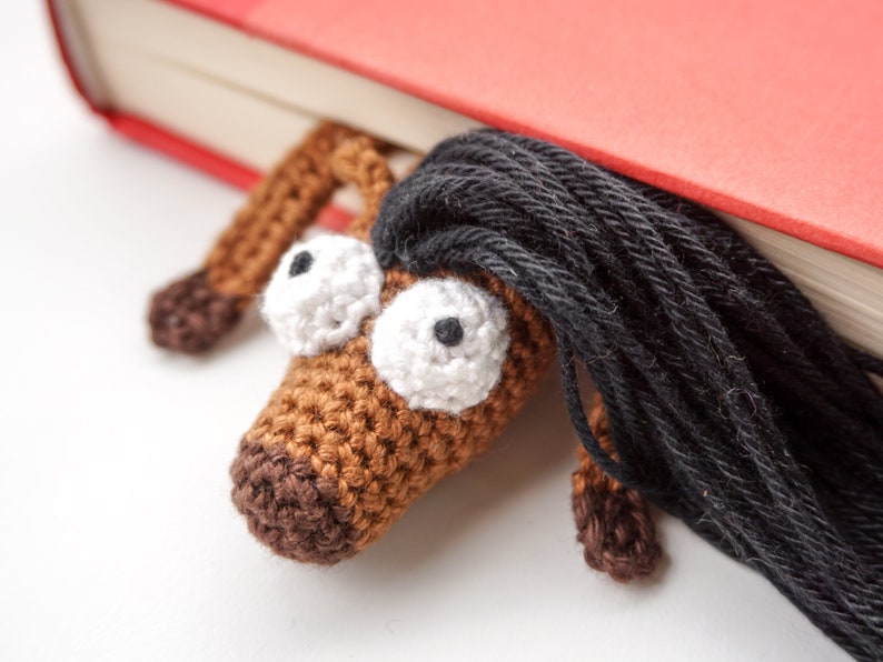 Horse and Unicorn Bookmark Crochet Pattern Amigurumi PDF Pattern image 6