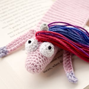 Horse and Unicorn Bookmark Crochet Pattern Amigurumi PDF Pattern image 9