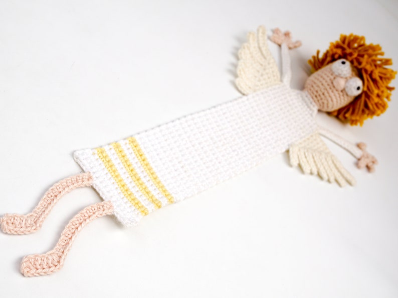 Angel Bookmark Crochet Pattern Amigurumi PDF Pattern 画像 8