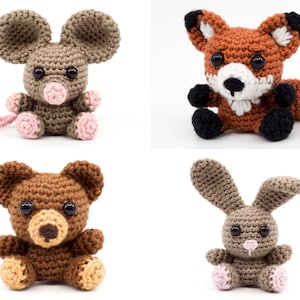 Forest Animals PDF Crochet Pattern Bundle | Amigurumi PDF Patterns