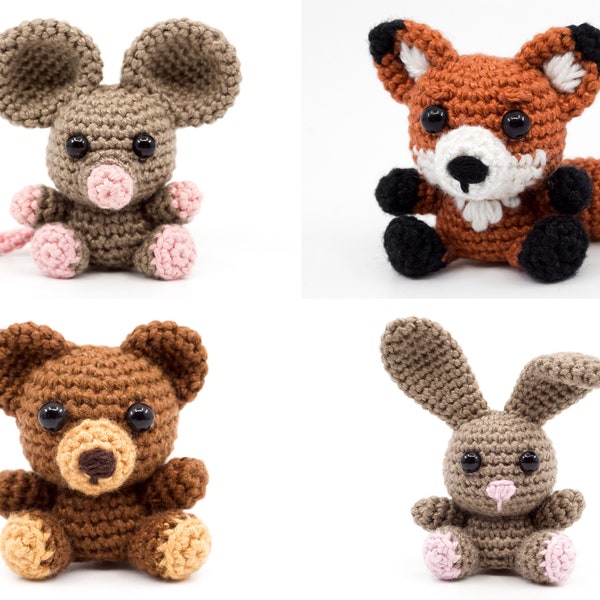 Forest Animals PDF Crochet Pattern Bundle | Amigurumi PDF Patterns