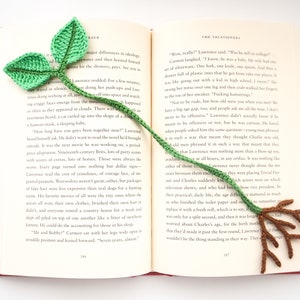 Leaf Bookmark Crochet Pattern Amigurumi PDF Pattern zdjęcie 3