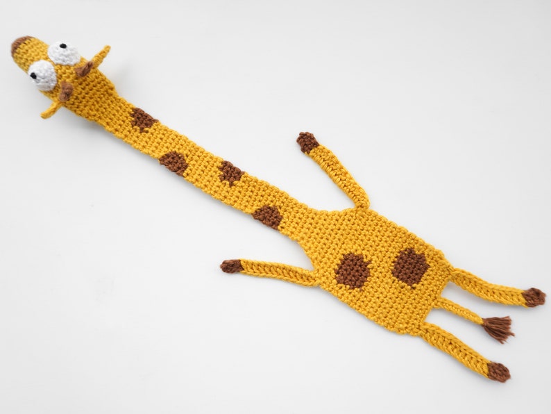 Giraffen Lesezeichen Häkelanleitung Amigurumi PDF Anleitung Bild 6