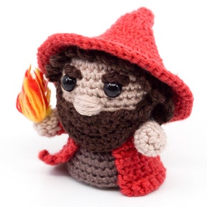 Mini Mage & Wizard Crochet Pattern Amigurumi PDF Pattern image 8