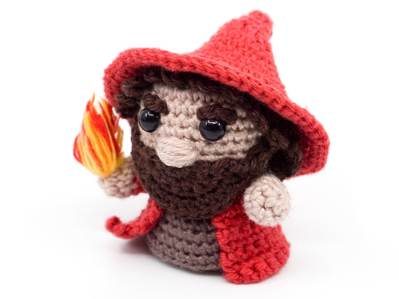 Mini Mage & Wizard Crochet Pattern Amigurumi PDF Pattern image 8