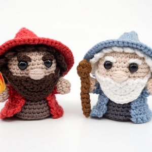 Mini Mage & Wizard Crochet Pattern Amigurumi PDF Pattern image 2