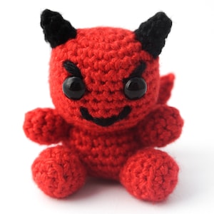 Mini Teufel Häkelanleitung Amigurumi PDF Anleitung Bild 1