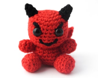 Mini Devil Crochet Pattern | Amigurumi PDF Pattern