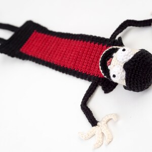 Vampire Bookmark Crochet Pattern Amigurumi PDF Pattern image 5