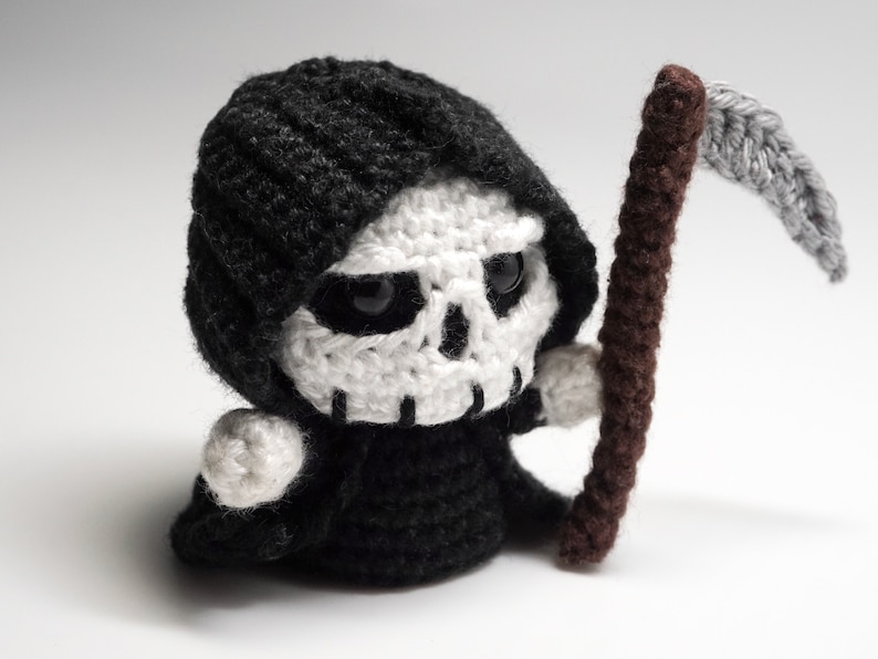 Mini Grim Reaper Crochet Pattern Amigurumi PDF Pattern image 4