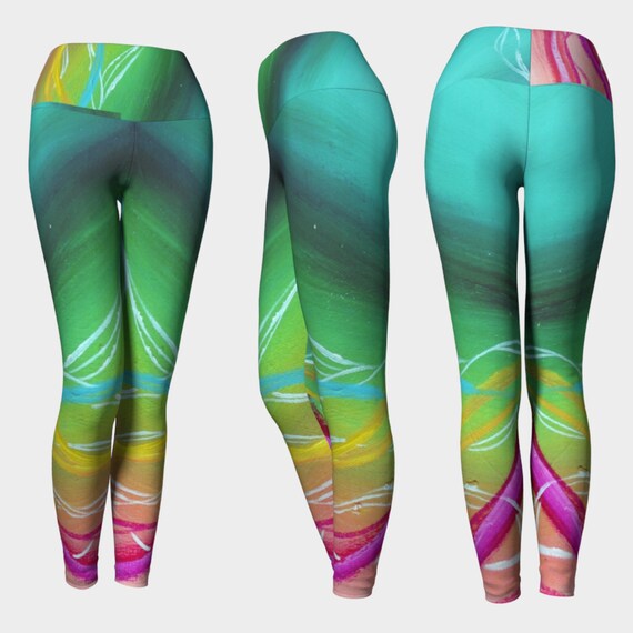 funky yoga leggings