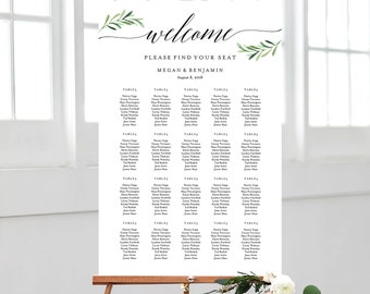 table seating chart etsy