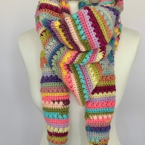 Crochet PATTERN &#39;Dream Rapture&#39; Scarf. pdf