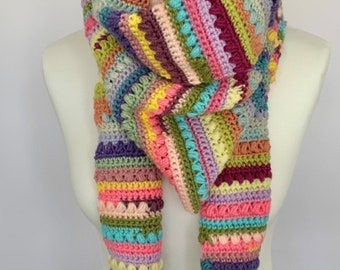 Crochet PATTERN 'Dream Rapture' Scarf. pdf