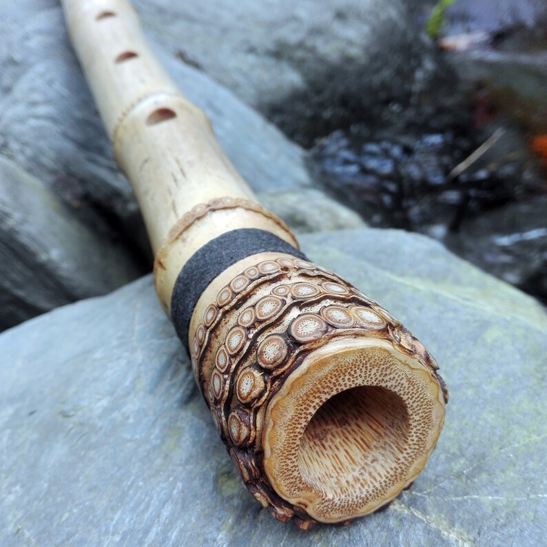 SHAKUHACHI JINASHI 2.1 in B flute this is the note that Etsy
