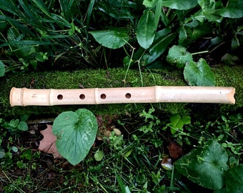 SHAKUHACHI JINASHI 1.7 in Eb flute (this is the note that sounds when you close all holes) with cap.