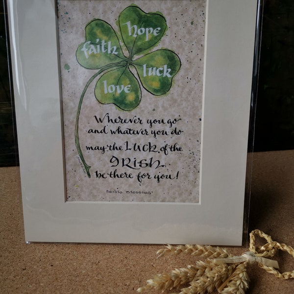 Irish Blessing Print - Etsy