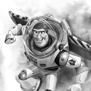 Buzz Lightyear Toy Story custom poster