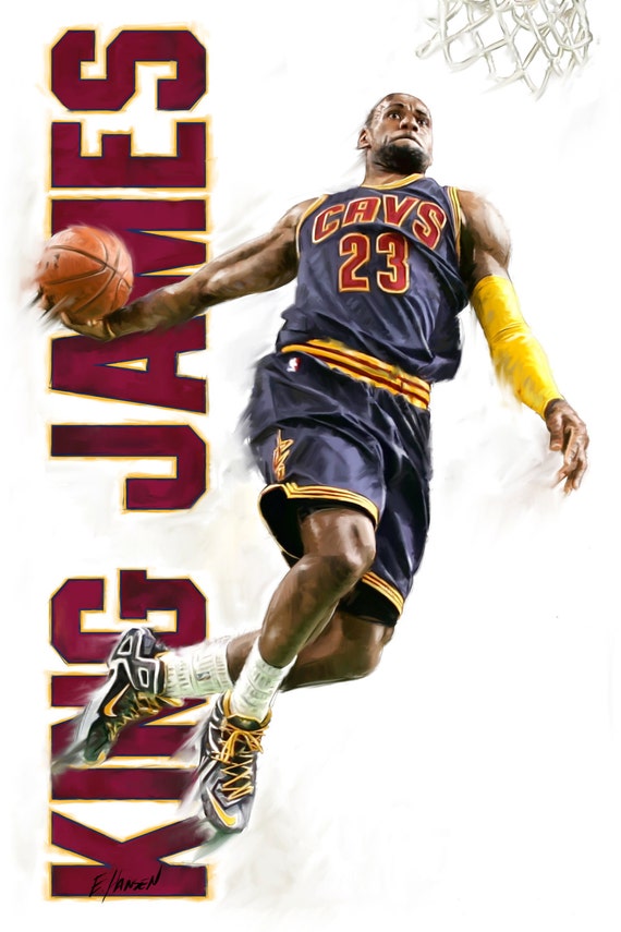 lebron james poster