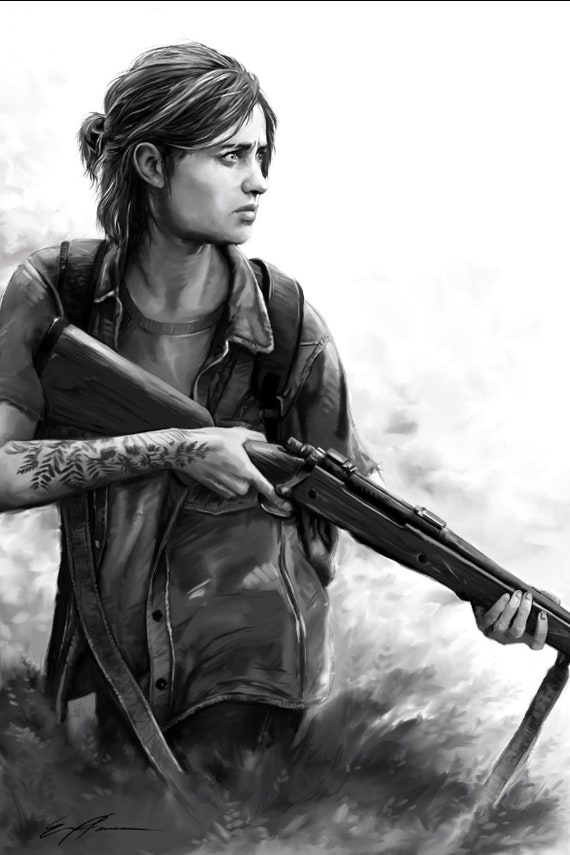 The Last of Us Part 2 - Ellie - Video Game Poster (24 x 36 inches