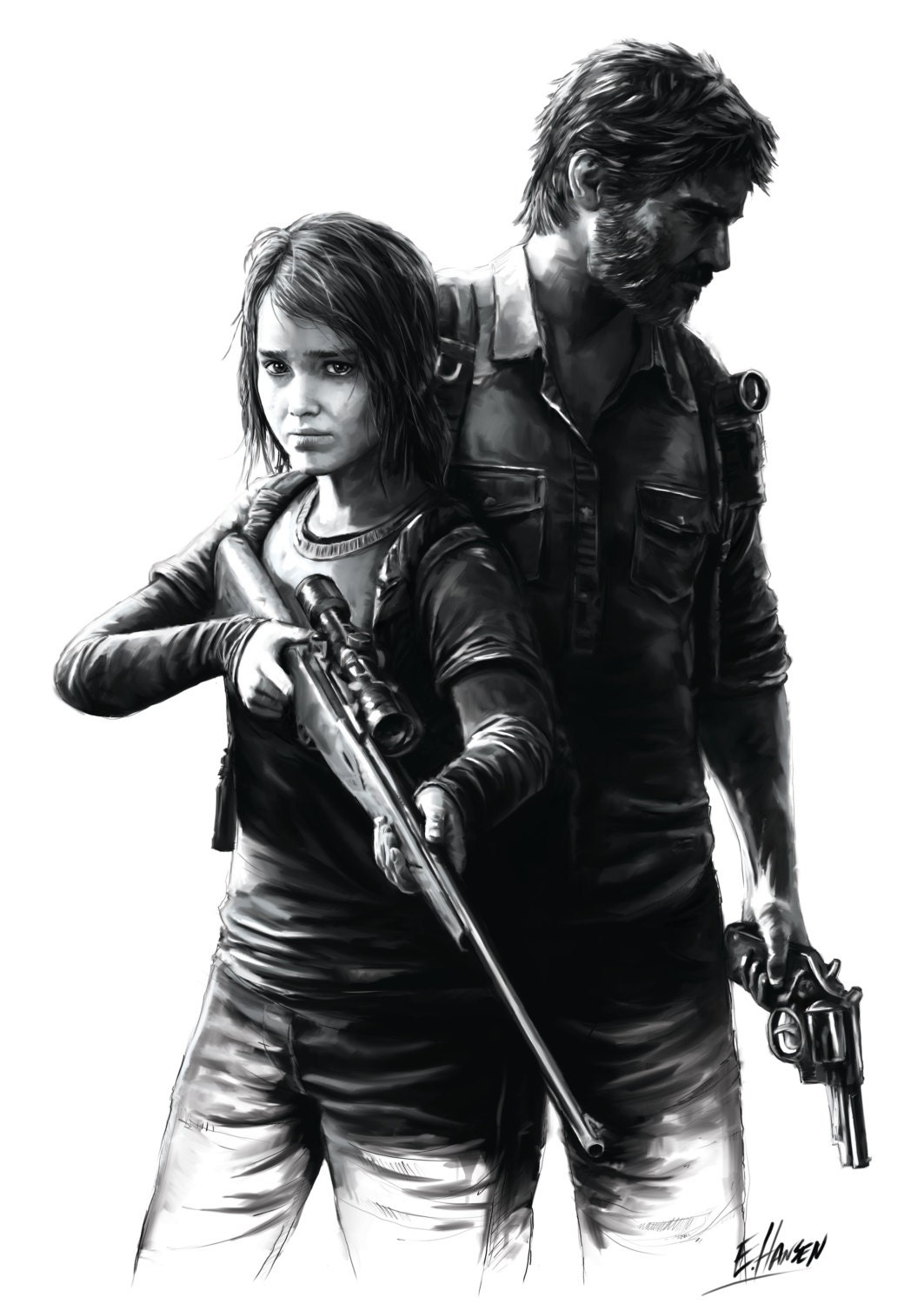 The Last of Us Part 2 - Ellie - Video Game Poster (24 x 36 inches