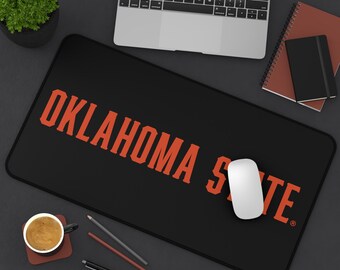 Alfombrilla de escritorio de Oklahoma State, alfombrilla de ratón extendida de OSU, decoración de oficina