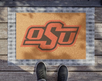 Oklahoma State Logo Doormat, OSU Cowboys Welcome Mat