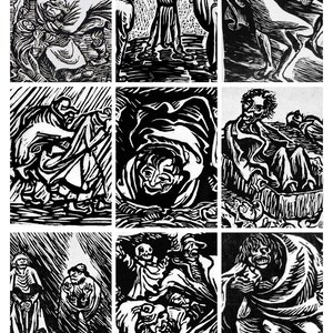 Sammlung künstlerischer Sammelkarten von Ernst Barlach — Ideal für Journals und Mehr