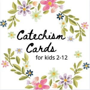 Cartões de catecismo para crianças *DOWNLOAD DIGITAL*