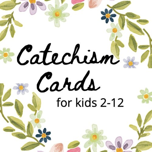 Catechism Cards for Kids DIGITAL DOWNLOAD Etsy