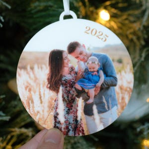 Personalized Photo Ornament | Family Christmas Keepsake