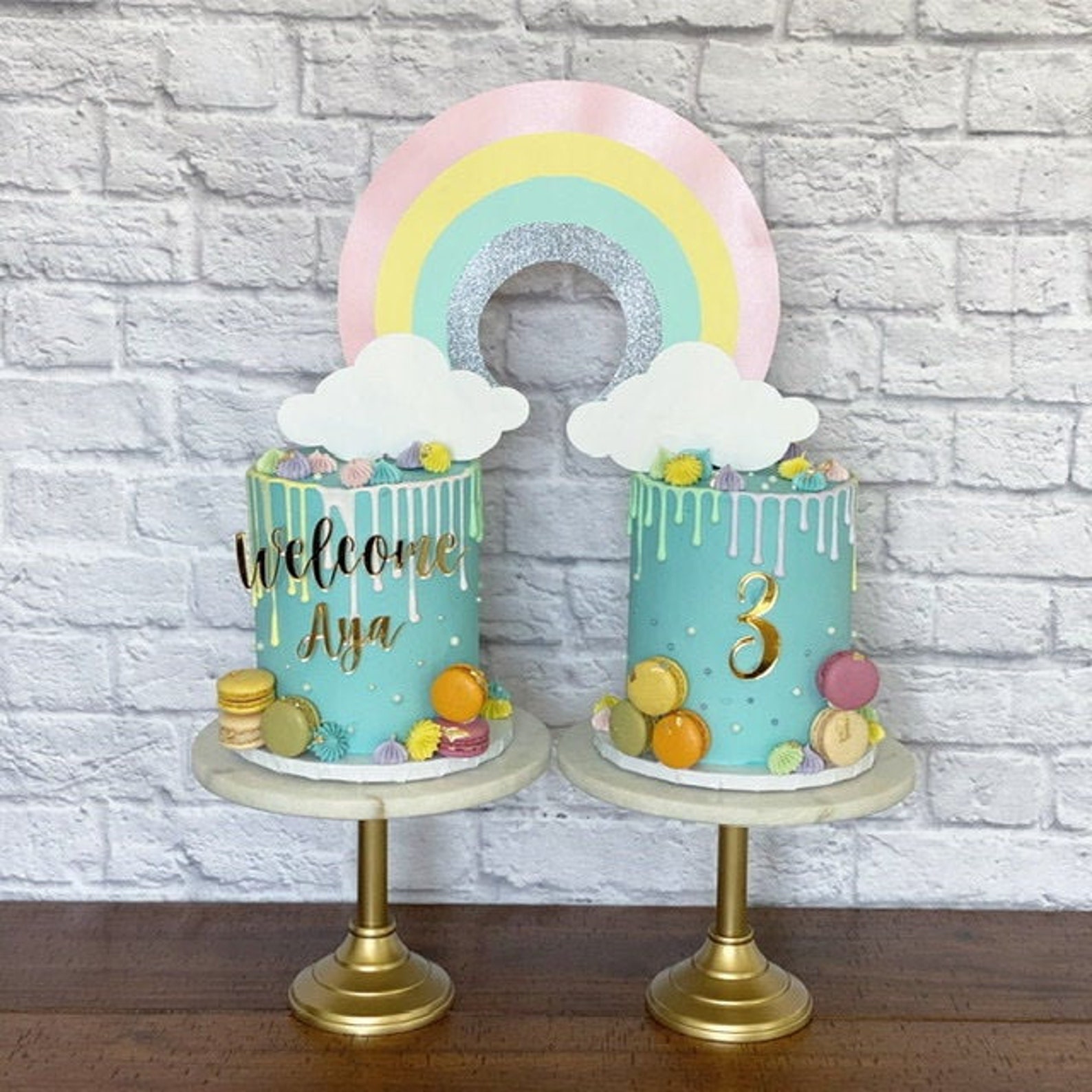 Cake Name Plate Cake Name Plaque Name Plate Birthday Etsy