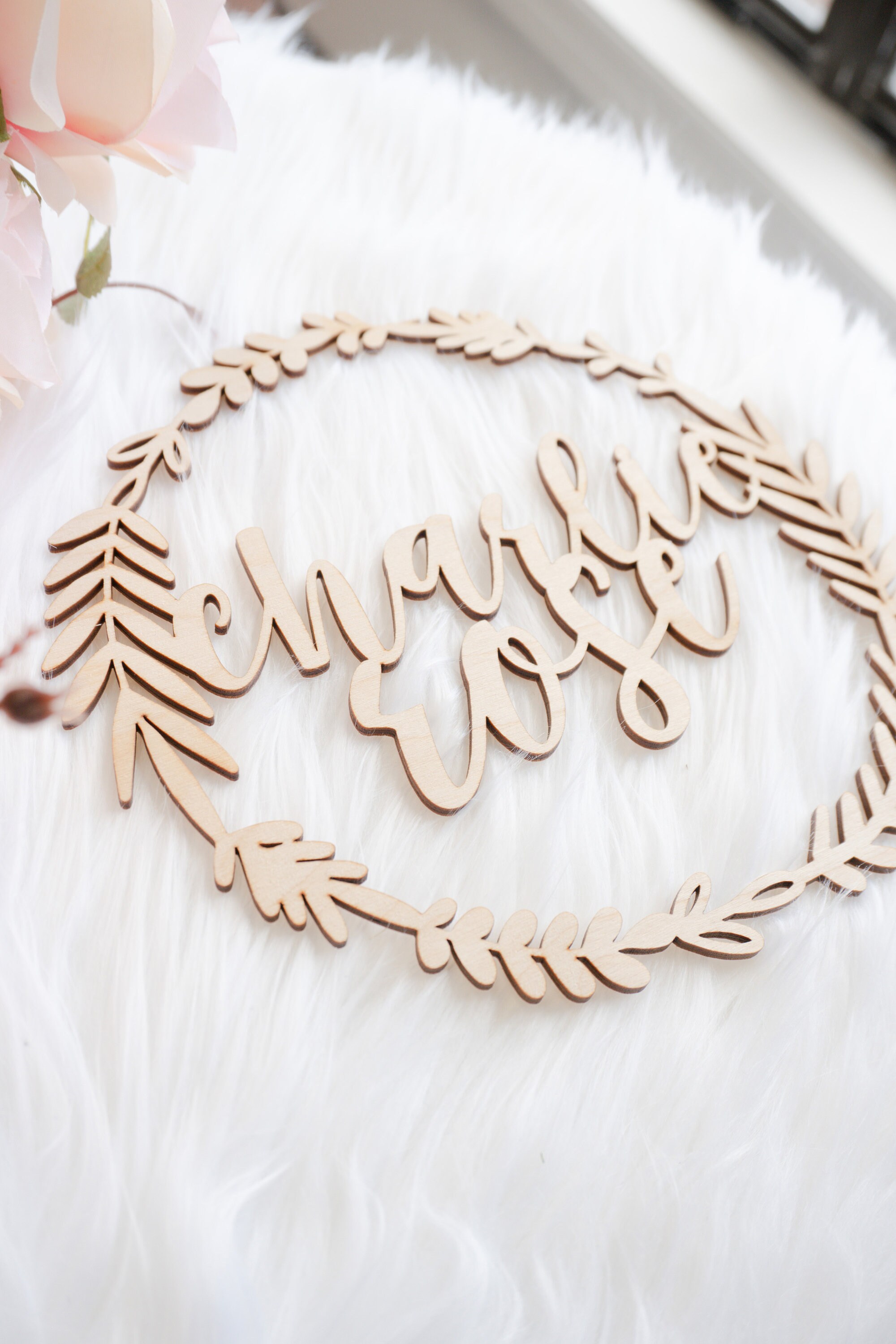 Custom Wood Name Cut Out Acrylic Name Cut Out Personalized Etsy