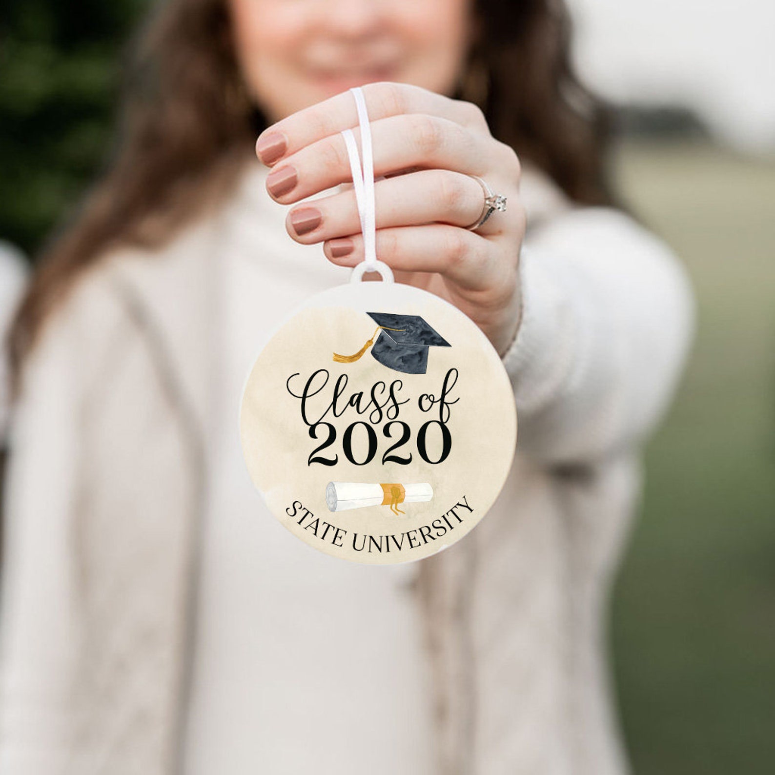 Personalized Graduation Ornament Personalized School Etsy