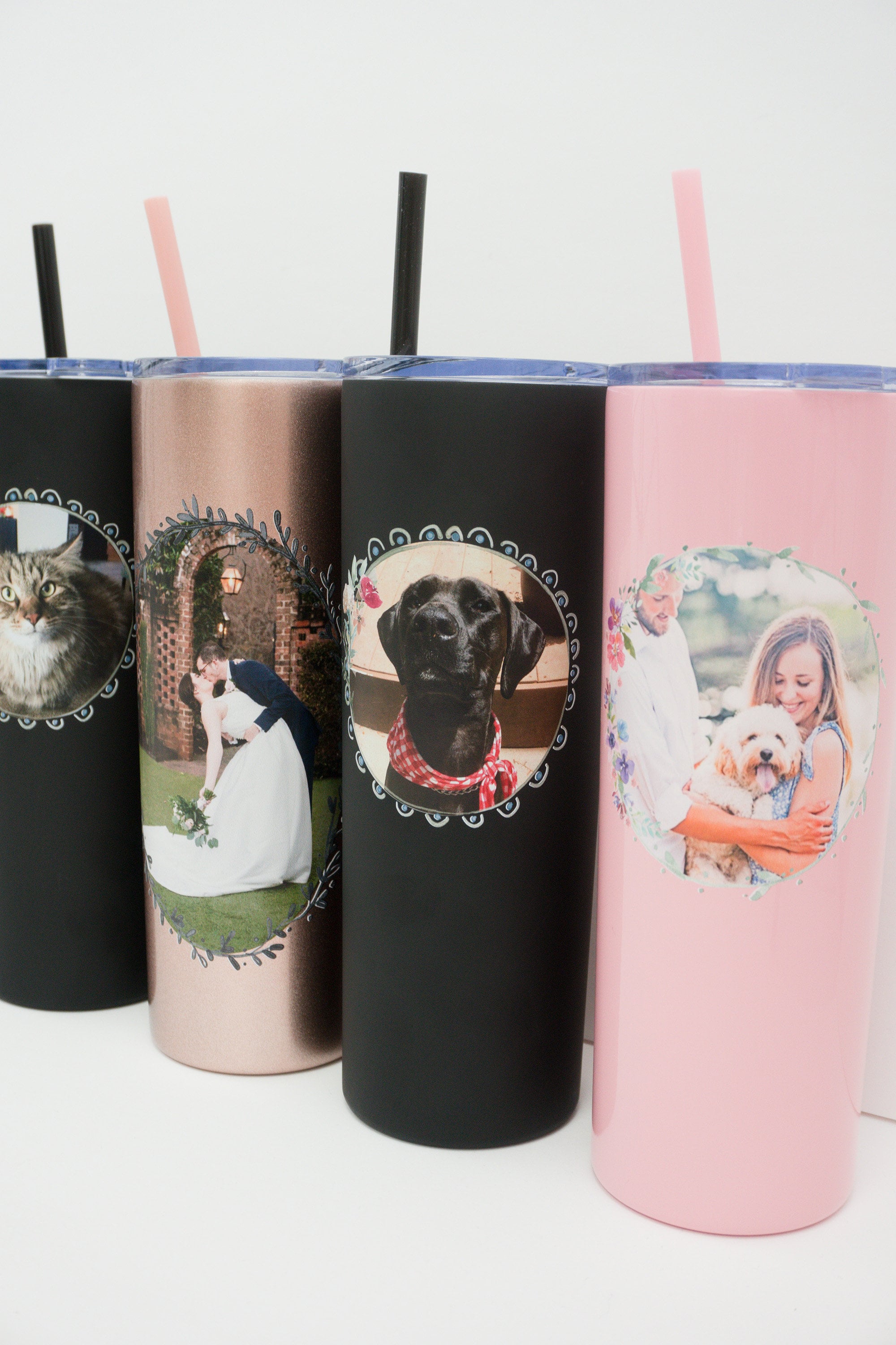 Custom Photo Tumbler Photo Tumbler Gift for Her Etsy