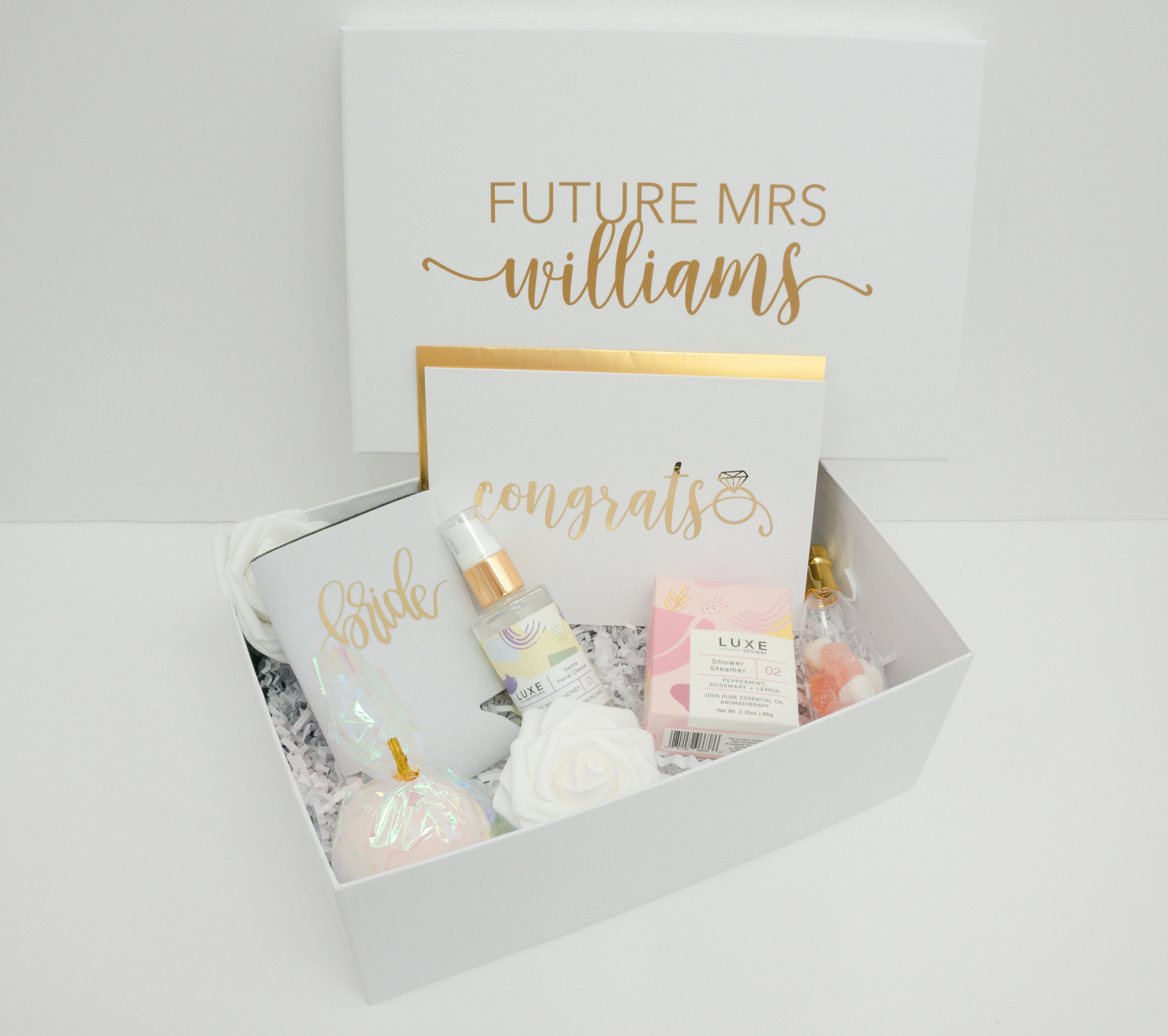 Engagement Gift Box Engaged Gift Set Engagement Gift Set Etsy