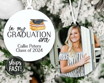 Personalized Graduation Ornament | In My Graduation Era Ornament Custom Graduate Ornament College Graduation Gift Graduate Custom Ornament