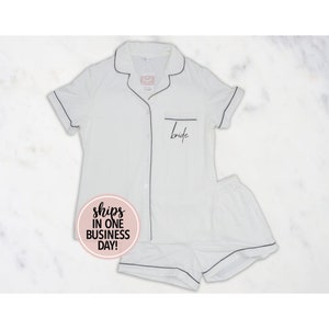 bride pajama shirt
