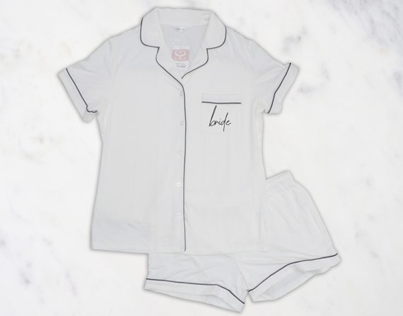 bride pajama set