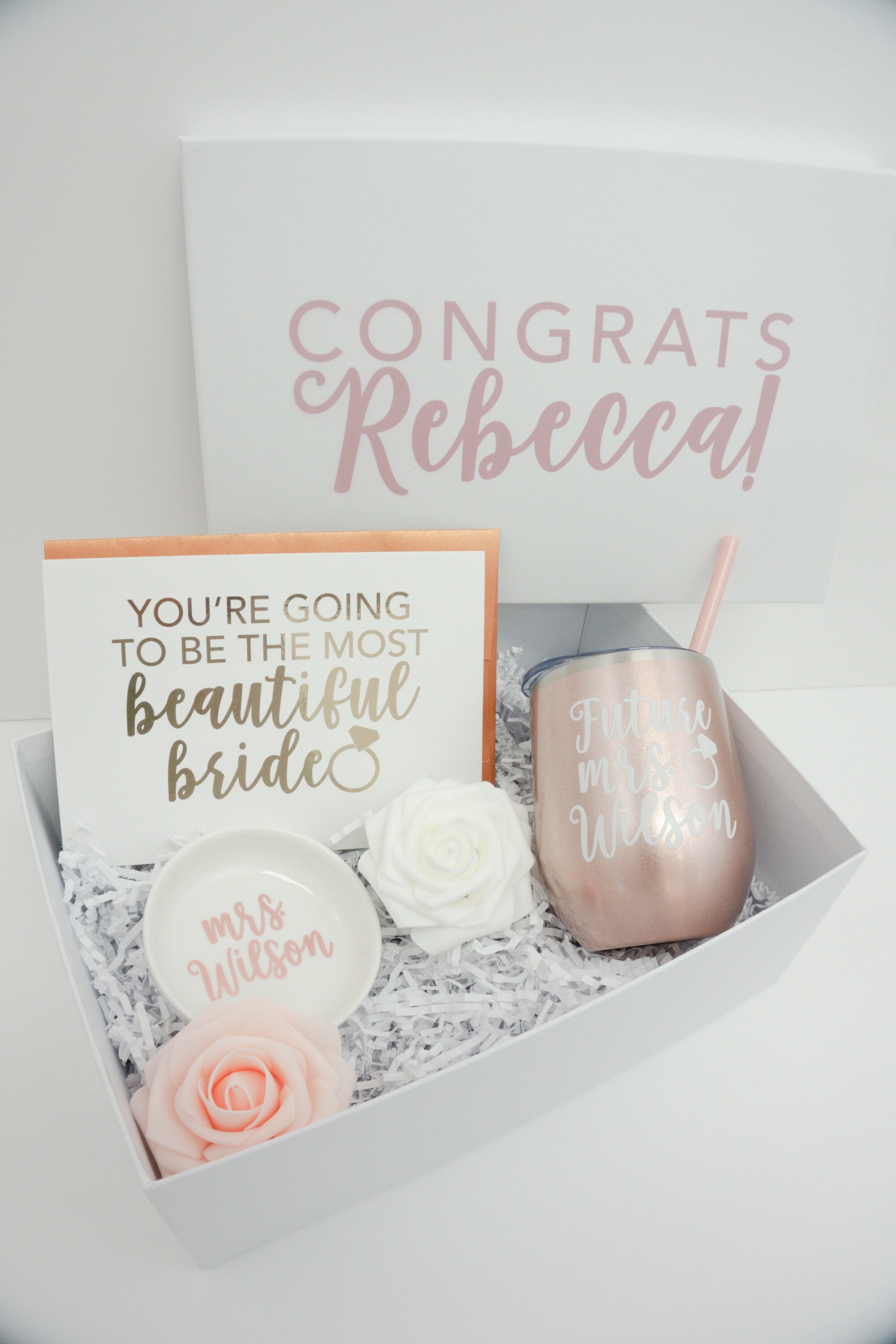 Engagement Gift Box Engaged Gift Set Engagement Gift Set Etsy