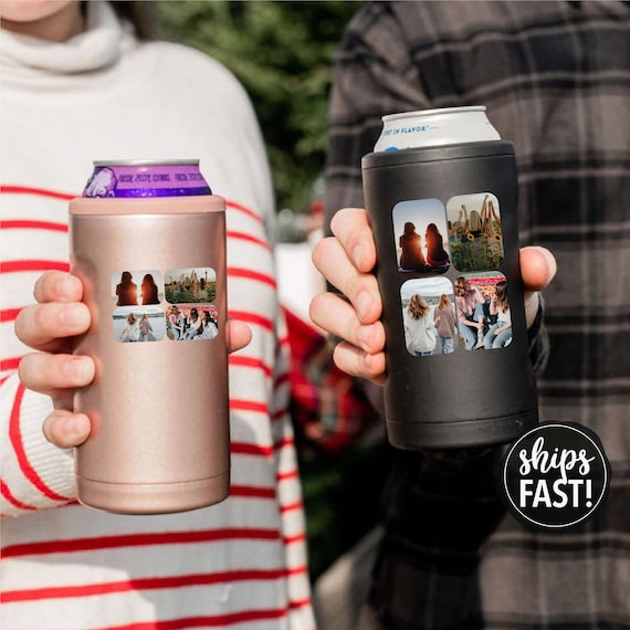 Custom Photo Brumate Hopsulator Trio Personalized Photo Metal Can Cooler  Custom Photo Tumbler Design Your Own Tumbler Personalized Gift 