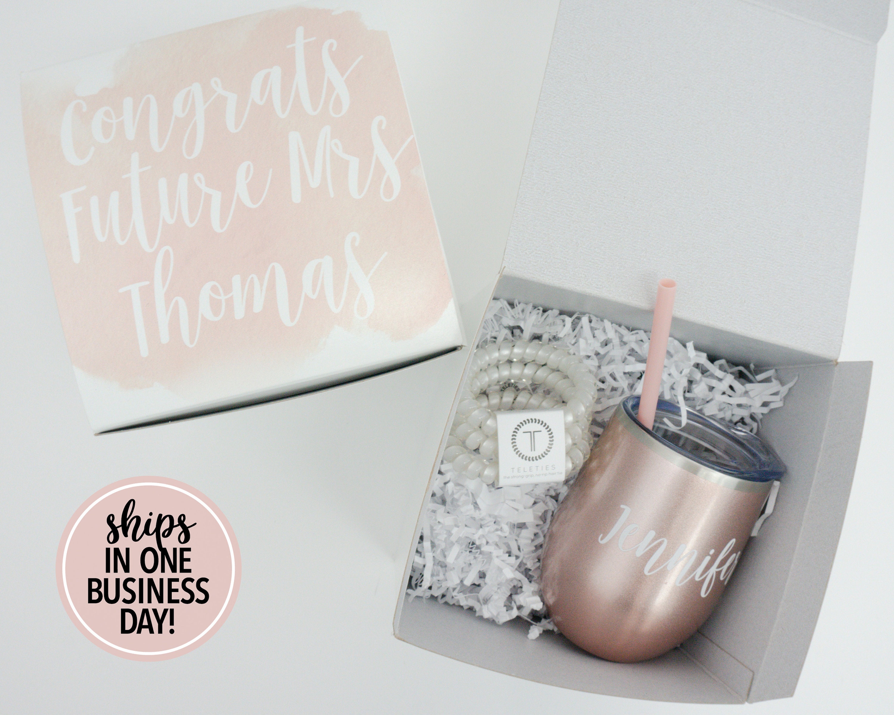 Engagement Gift Box Engaged Gift Set Engagement Gift Set Etsy