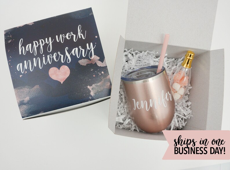 Work Anniversary Gifts Happy Work Anniversary Gift Box Happy Workaversary Gift