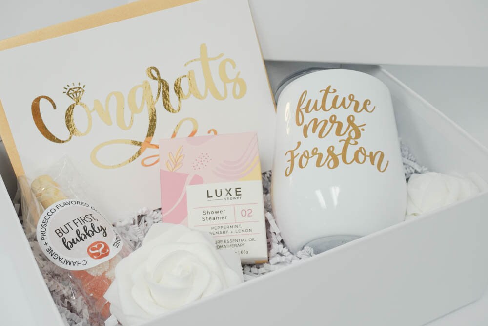 Engagement Gift Box Engaged Gift Set Engagement Gifts Etsy Australia