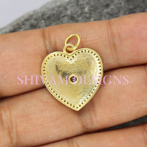 Sterling Silver 25x22mm 5-6 gram Engravable Heart Charm Sterling Silver 25x22mm 5-6 gram Engravable Heart Charm