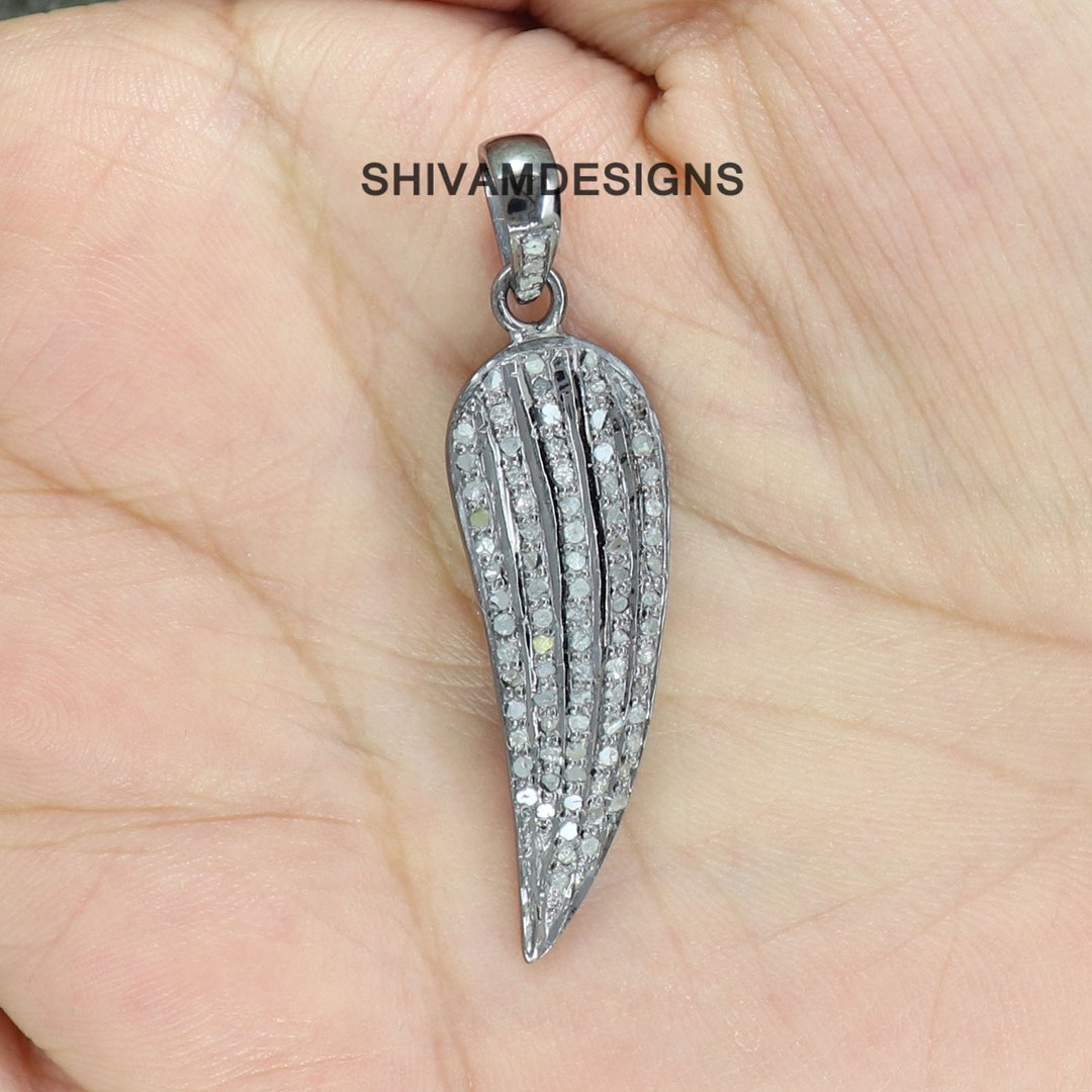 GRA SILVER DIAMOND PAVED NECKLACE